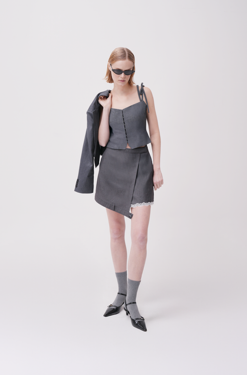 Bleeker Light Wool Skort