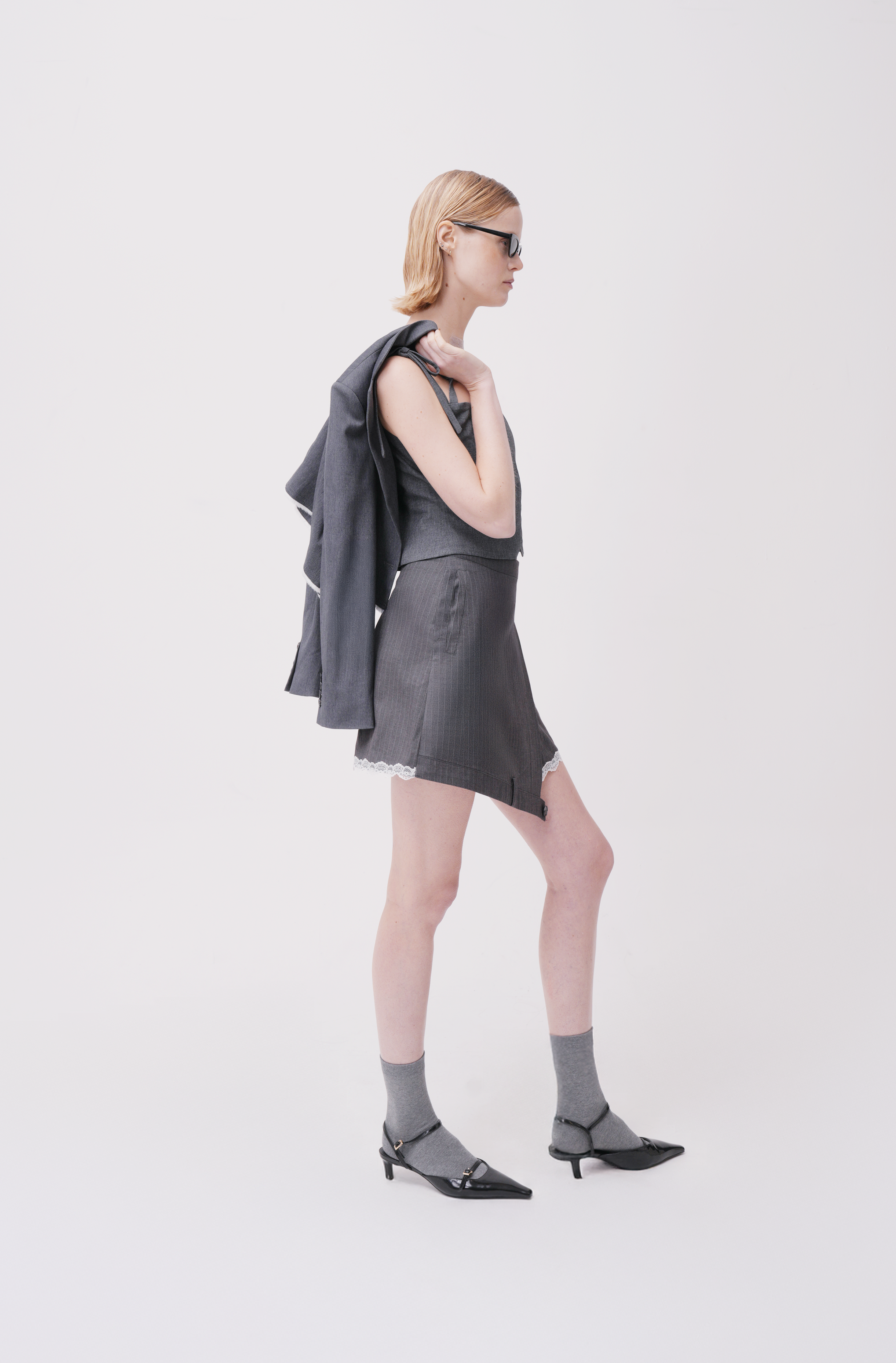Bleeker Light Wool Skort